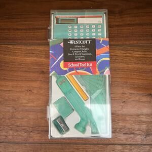 Vintage Wescott 9 Piece School Tool Kit